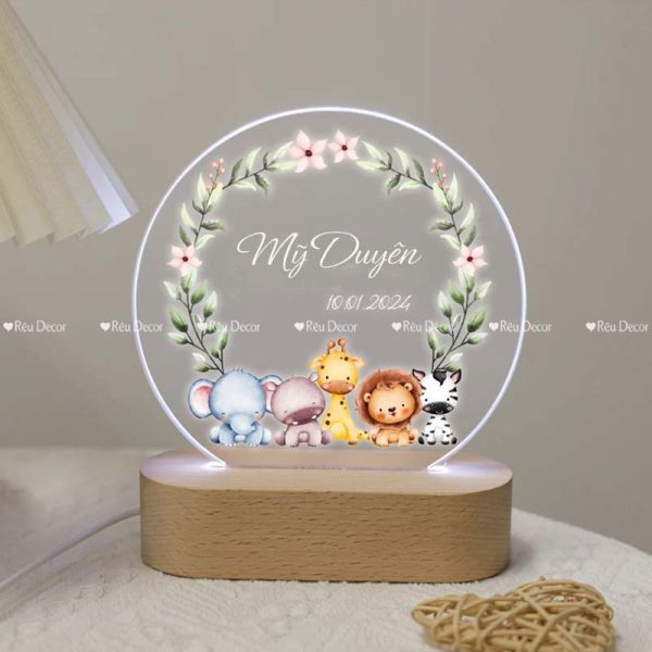 Đèn ngủ cá nhân hóa theo yêu cầu, đèn Decor in UV sắc nét, quà sinh nhật, quà lưu niệm ý nghĩa - Hình ảnh 6