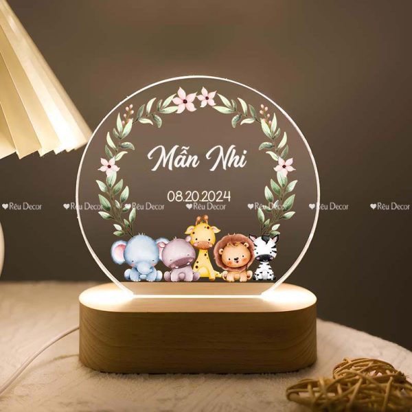 Đèn ngủ cá nhân hóa theo yêu cầu, đèn Decor in UV sắc nét, quà sinh nhật, quà lưu niệm ý nghĩa - Hình ảnh 2