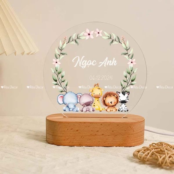 Đèn ngủ cá nhân hóa theo yêu cầu, đèn Decor in UV sắc nét, quà sinh nhật, quà lưu niệm ý nghĩa - Hình ảnh 3