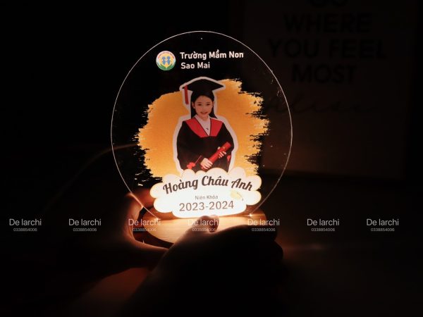 Kỉ Niệm Chương Hình Oval In Theo Yêu Cầu - Quà Tốt Nghiệp Ý Nghĩa | De L'archi - Hình ảnh 4