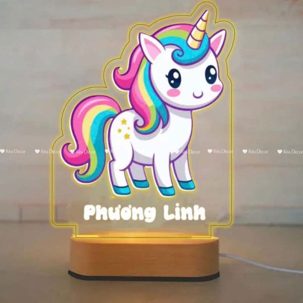 Đèn ngủ Con vật cho bé, Decor in UV sắc nét, quà sinh nhật, quà lưu niệm ý nghĩa - Hình ảnh 9