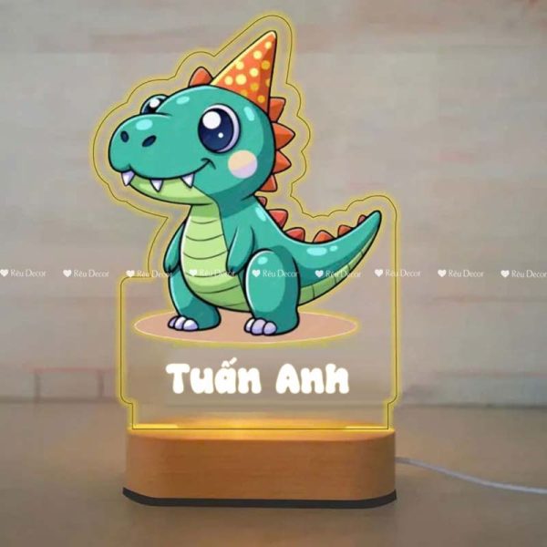 Đèn ngủ Con vật cho bé, Decor in UV sắc nét, quà sinh nhật, quà lưu niệm ý nghĩa - Hình ảnh 10
