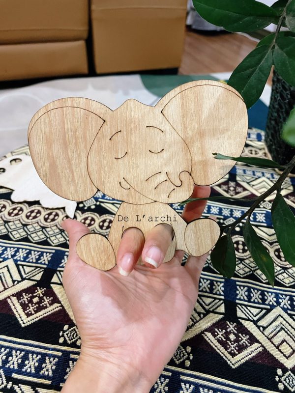 Bộ kể chuyển gỗ hình thú, giúp bé thỏa sức tô màu sáng tạo, làm đồ trang trí dễ thương - Hình ảnh 10