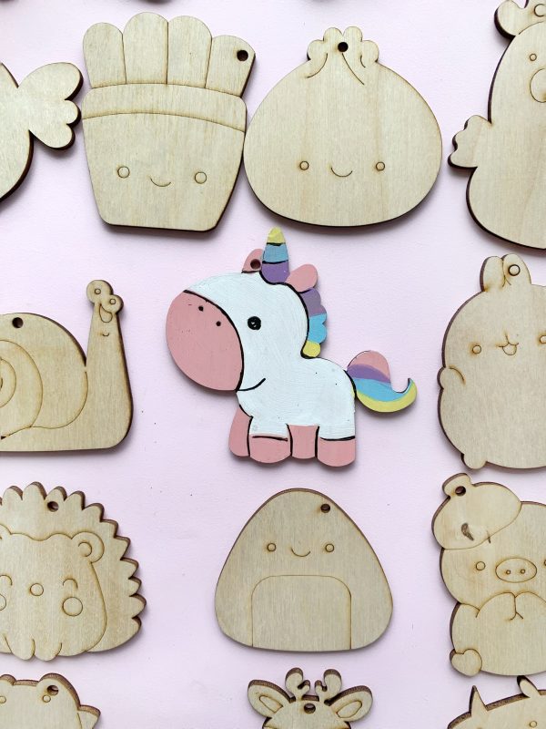 Bộ gỗ 30 hình thú cute, giúp bé thỏa sức tô vẽ sáng tạo, làm móc treo khóa, trang trí góc học tập siêu xinh - Hình ảnh 78