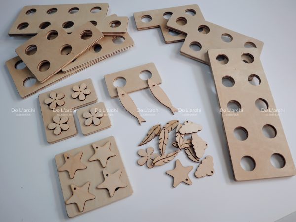 Bộ khuôn gỗ toán học sáng tạo, giúp bé phát triển tư duy logic, vừa học vừa chơi - Hình ảnh 8