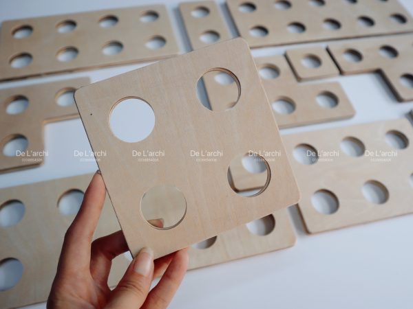 Bộ khuôn gỗ toán học sáng tạo, giúp bé phát triển tư duy logic, vừa học vừa chơi - Hình ảnh 17