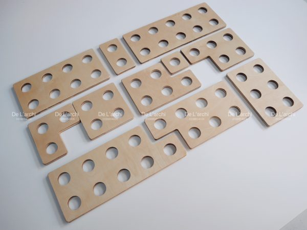Bộ khuôn gỗ toán học sáng tạo, giúp bé phát triển tư duy logic, vừa học vừa chơi - Hình ảnh 19
