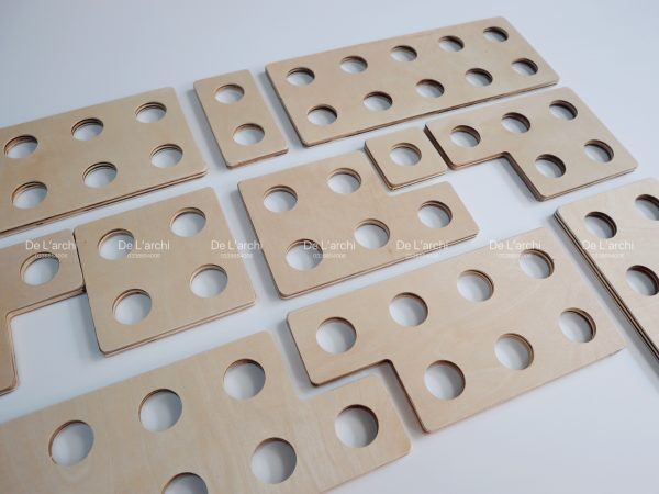 Bộ khuôn gỗ toán học sáng tạo, giúp bé phát triển tư duy logic, vừa học vừa chơi - Hình ảnh 21