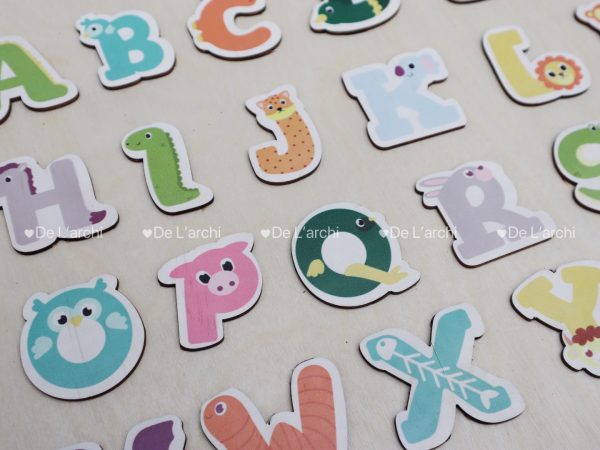 Bộ chữ cái hình bánh ngộ nghĩnh với lớp phủ UV bảo vệ  - An Toàn Cho Bé, nhận diện mặt chữ, tô điểm phòng bé thêm xinh - Hình ảnh 7