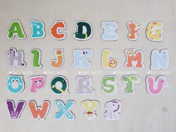 Bộ chữ cái hình bánh ngộ nghĩnh với lớp phủ UV bảo vệ  - An Toàn Cho Bé, nhận diện mặt chữ, tô điểm phòng bé thêm xinh - Hình ảnh 8