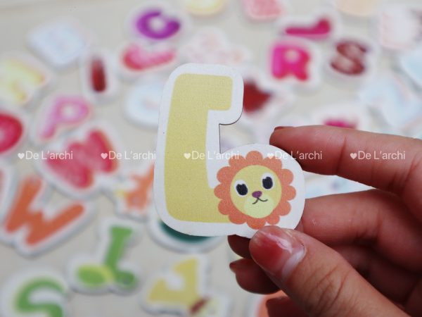 Bộ chữ cái hình bánh ngộ nghĩnh với lớp phủ UV bảo vệ  - An Toàn Cho Bé, nhận diện mặt chữ, tô điểm phòng bé thêm xinh - Hình ảnh 9