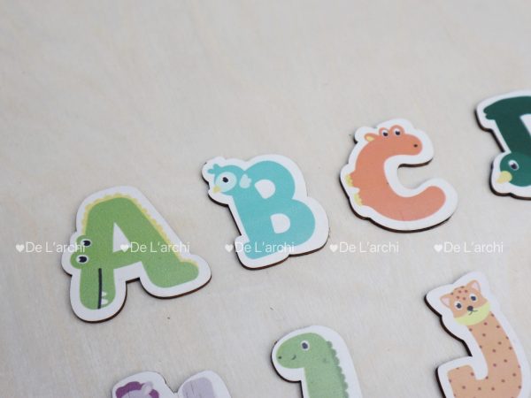 Bộ chữ cái hình bánh ngộ nghĩnh với lớp phủ UV bảo vệ  - An Toàn Cho Bé, nhận diện mặt chữ, tô điểm phòng bé thêm xinh - Hình ảnh 15
