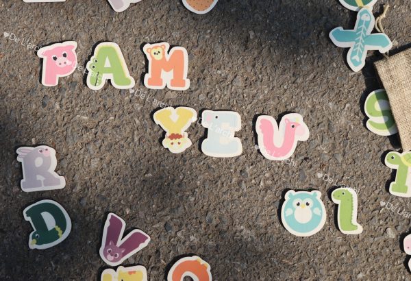 Bộ chữ cái hình bánh ngộ nghĩnh với lớp phủ UV bảo vệ  - An Toàn Cho Bé, nhận diện mặt chữ, tô điểm phòng bé thêm xinh - Hình ảnh 20