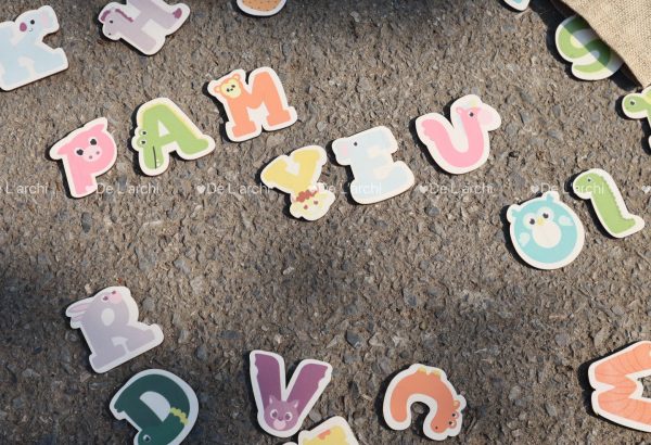 Bộ chữ cái hình bánh ngộ nghĩnh với lớp phủ UV bảo vệ  - An Toàn Cho Bé, nhận diện mặt chữ, tô điểm phòng bé thêm xinh - Hình ảnh 23