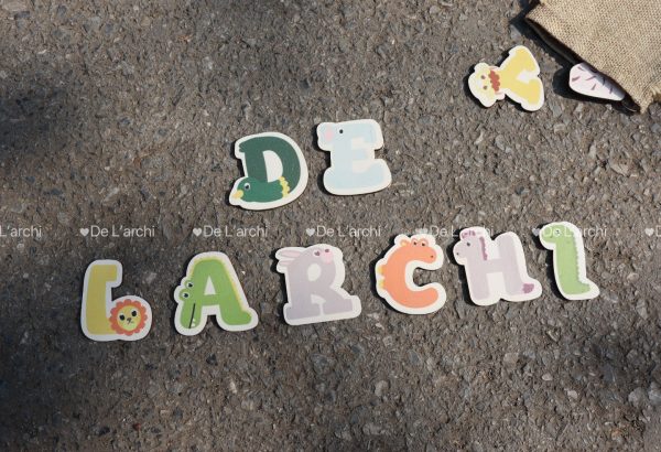Bộ chữ cái hình bánh ngộ nghĩnh với lớp phủ UV bảo vệ  - An Toàn Cho Bé, nhận diện mặt chữ, tô điểm phòng bé thêm xinh - Hình ảnh 38