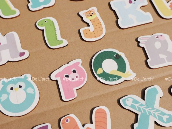 Bộ chữ cái hình bánh ngộ nghĩnh với lớp phủ UV bảo vệ  - An Toàn Cho Bé, nhận diện mặt chữ, tô điểm phòng bé thêm xinh - Hình ảnh 42