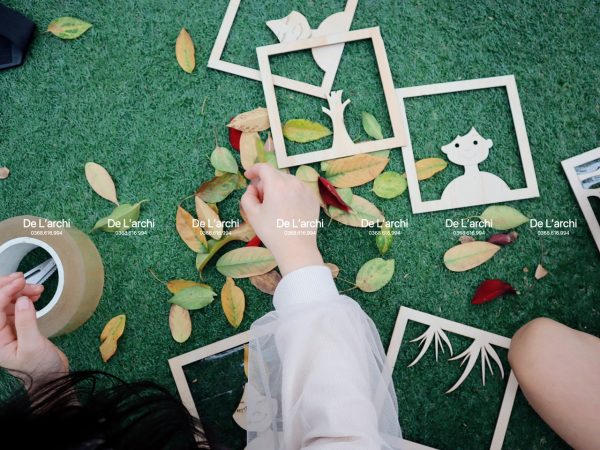 Bộ khuôn lá Decor gỗ nghệ thuật, sáng tạo, phù hợp làm đồ handmade, đồ trang trí - Hình ảnh 7