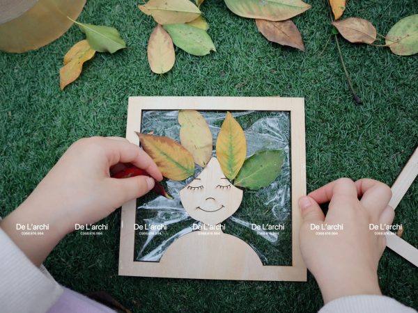 Bộ khuôn lá Decor gỗ nghệ thuật, sáng tạo, phù hợp làm đồ handmade, đồ trang trí - Hình ảnh 9