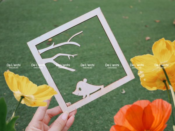 Bộ khuôn lá Decor gỗ nghệ thuật, sáng tạo, phù hợp làm đồ handmade, đồ trang trí - Hình ảnh 10