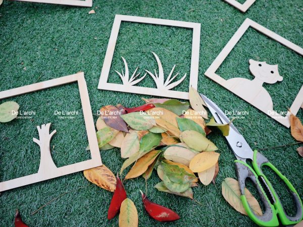 Bộ khuôn lá Decor gỗ nghệ thuật, sáng tạo, phù hợp làm đồ handmade, đồ trang trí - Hình ảnh 14
