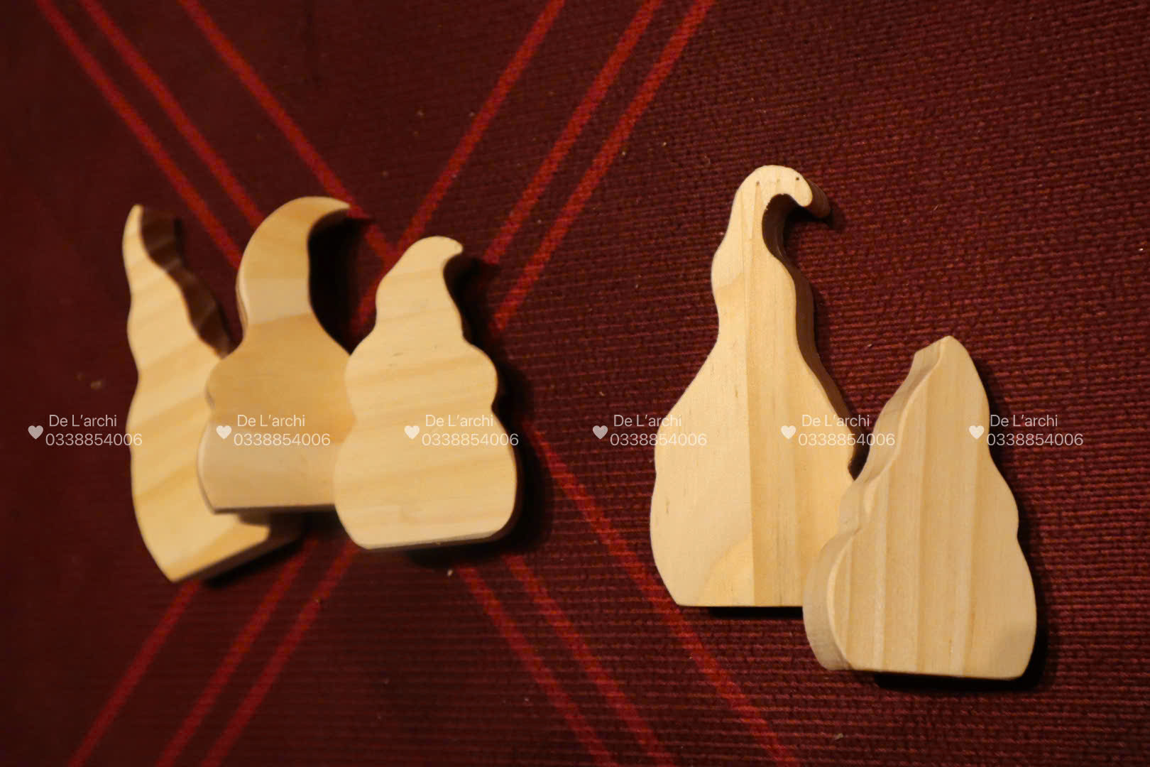 Ông Già Lùn & Cây Thông Gỗ Thông Trang Trí Noel – Decor Giáng Sinh - Hình ảnh 2