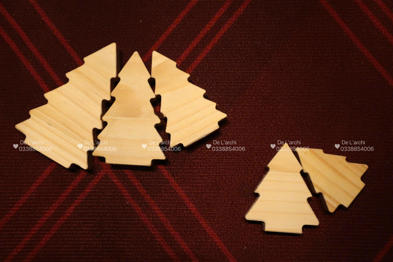 Ông Già Lùn & Cây Thông Gỗ Thông Trang Trí Noel – Decor Giáng Sinh - Hình ảnh 5