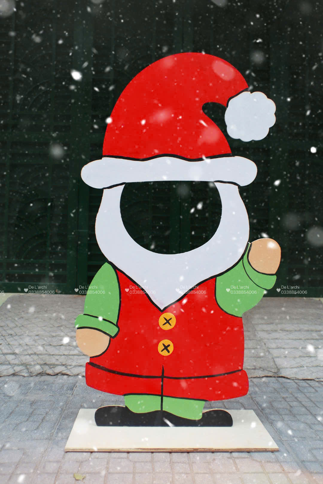 Ông Già Noel Check-in Noel – Standee Chụp Hình Giáng Sinh Siêu Đẹp - Hình ảnh 7