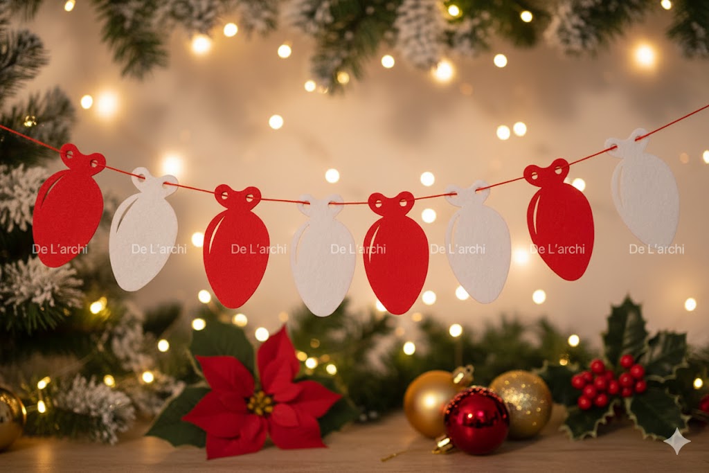 Dây Treo Noel Bằng Nỉ – 8 Hình Siêu Xinh, Trang Trí Cực Đẹp - Hình ảnh 2