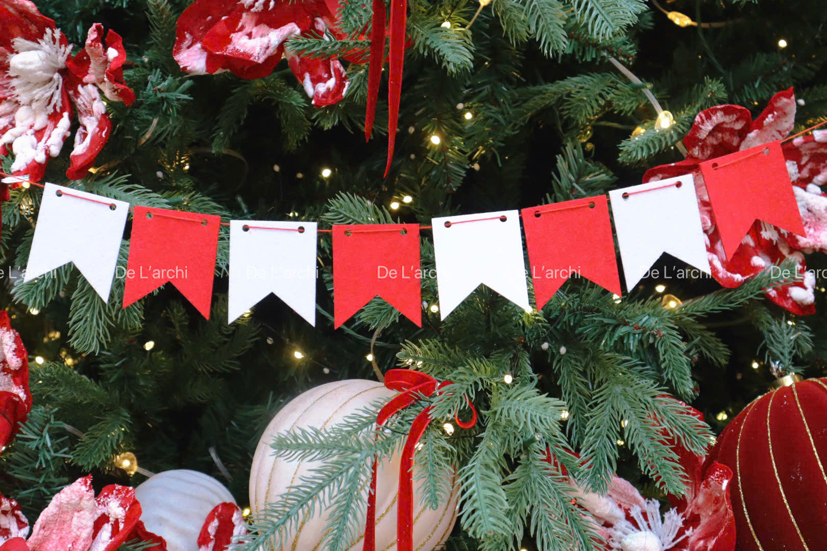 Dây Treo Noel Bằng Nỉ – 8 Hình Siêu Xinh, Trang Trí Cực Đẹp - Hình ảnh 12