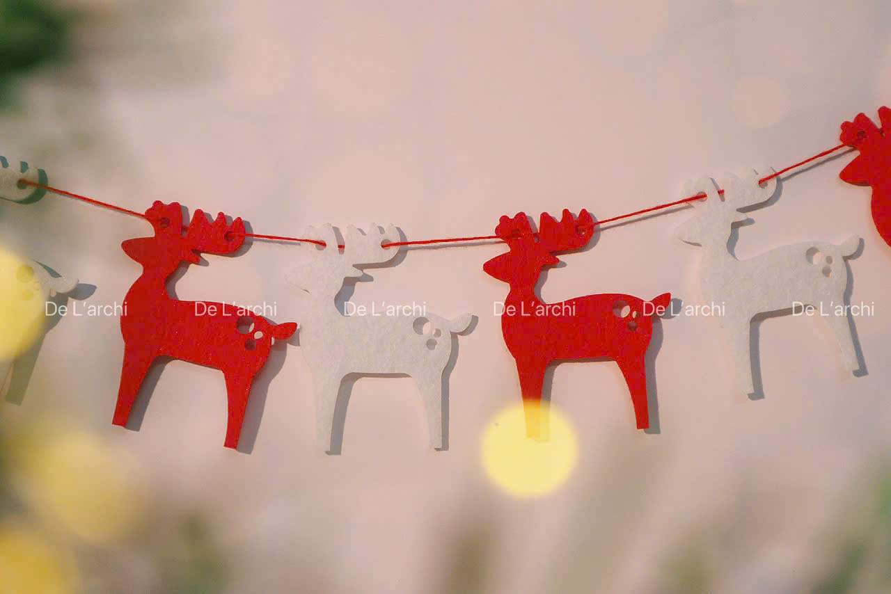 Dây Treo Noel Bằng Nỉ – 8 Hình Siêu Xinh, Trang Trí Cực Đẹp - Hình ảnh 4