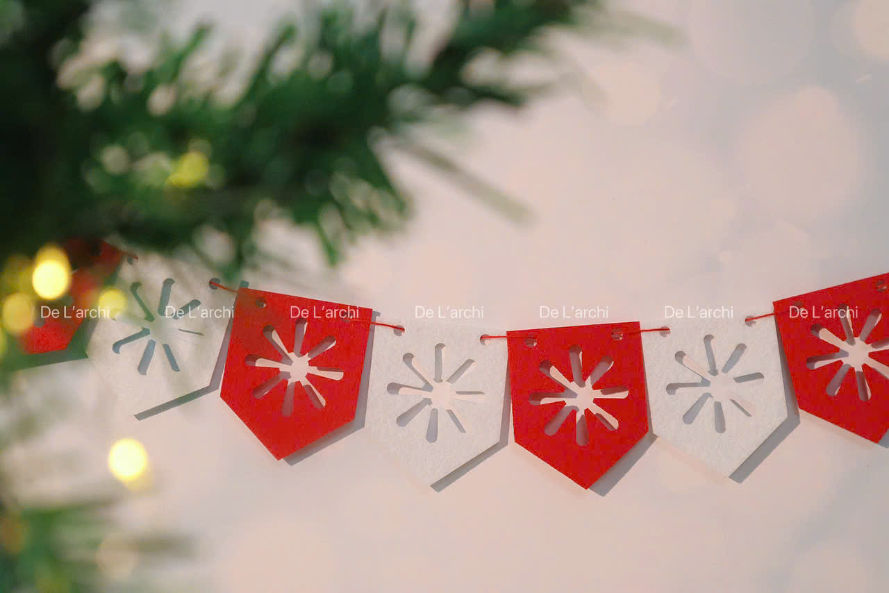 Dây Treo Noel Bằng Nỉ – 8 Hình Siêu Xinh, Trang Trí Cực Đẹp - Hình ảnh 7