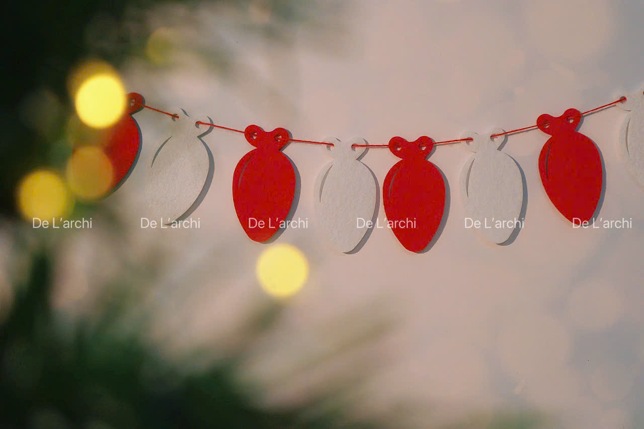Dây Treo Noel Bằng Nỉ – 8 Hình Siêu Xinh, Trang Trí Cực Đẹp - Hình ảnh 8