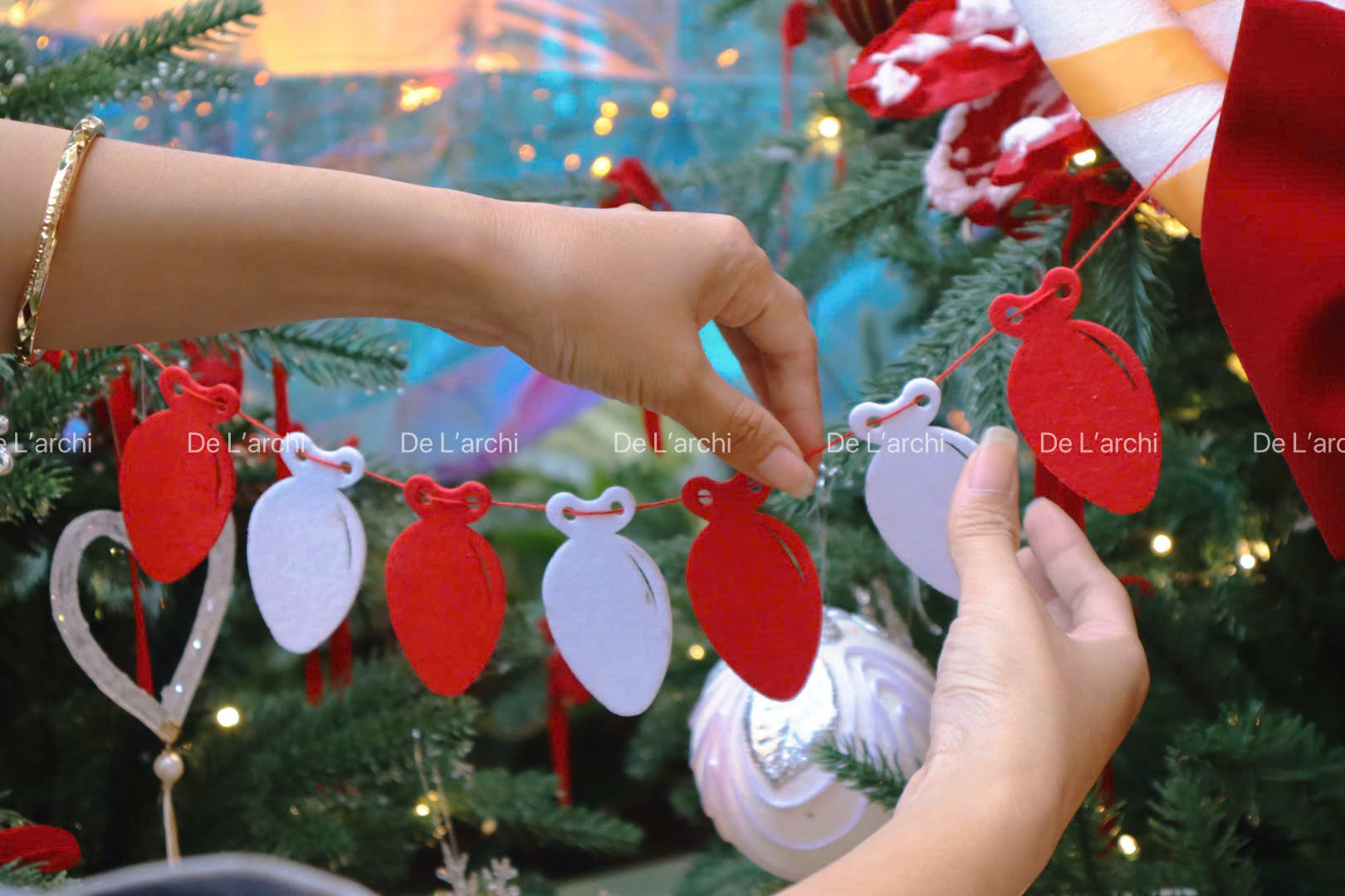 Dây Treo Noel Bằng Nỉ – 8 Hình Siêu Xinh, Trang Trí Cực Đẹp - Hình ảnh 9