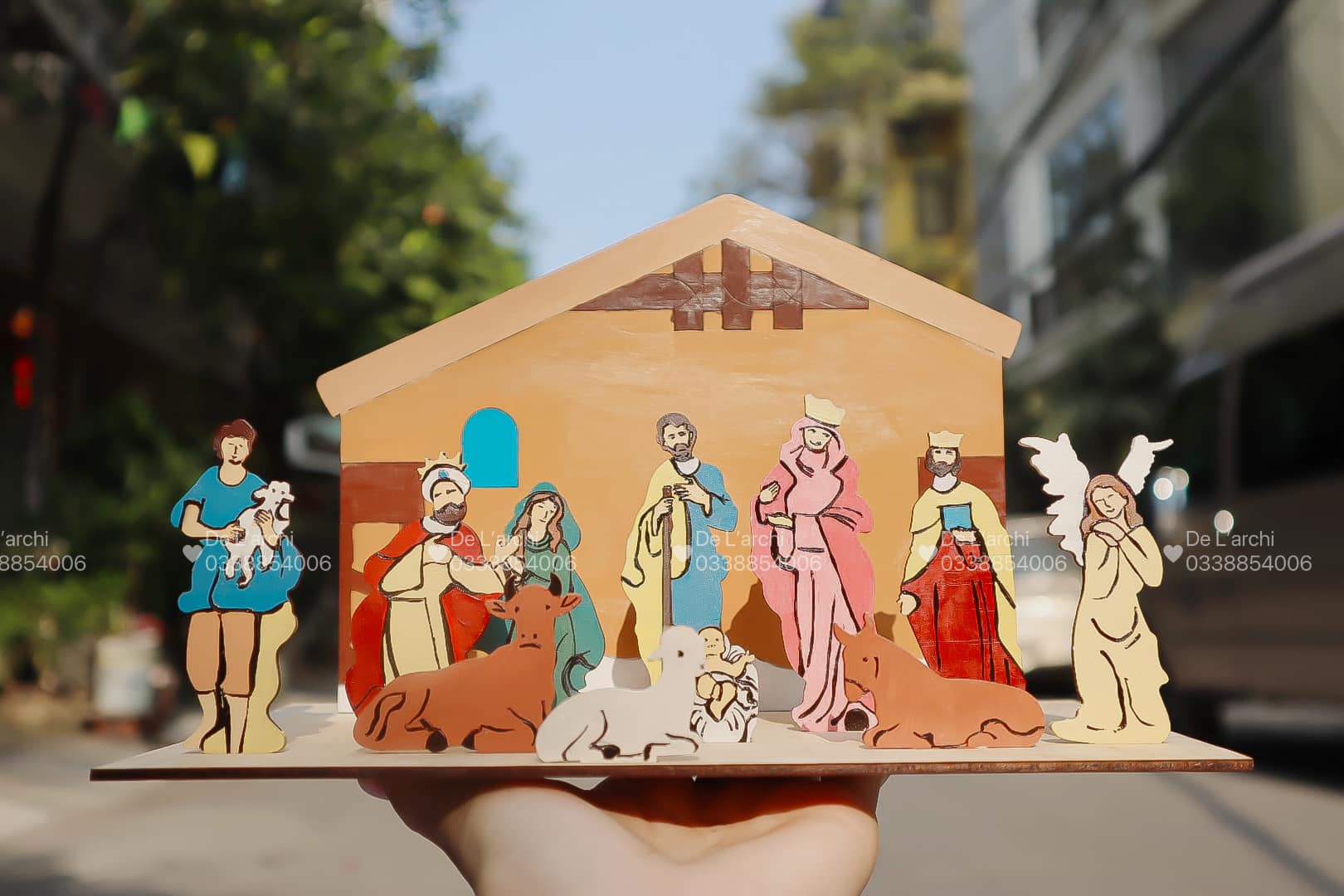 Tượng Chúa 3D Bằng Gỗ Cao Cấp – Sắc Nét, Tôn Nghiêm, Giá Tốt - Hình ảnh 4