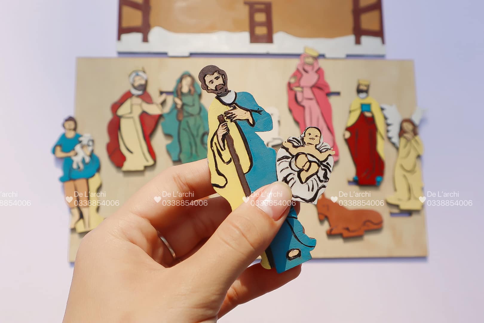 Tượng Chúa 3D Bằng Gỗ Cao Cấp – Sắc Nét, Tôn Nghiêm, Giá Tốt - Hình ảnh 7