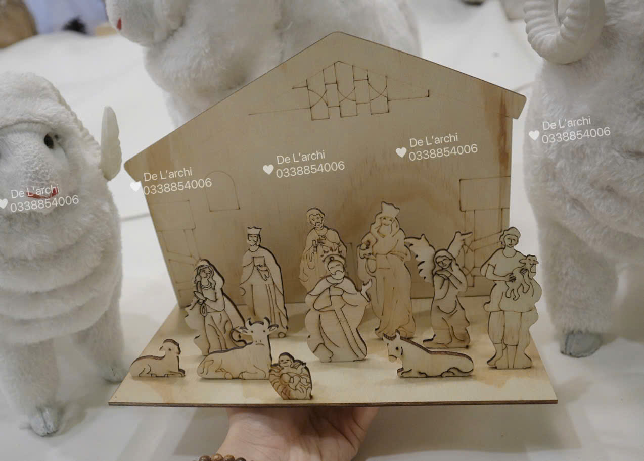 Tượng Chúa 3D Bằng Gỗ Cao Cấp – Sắc Nét, Tôn Nghiêm, Giá Tốt - Hình ảnh 9