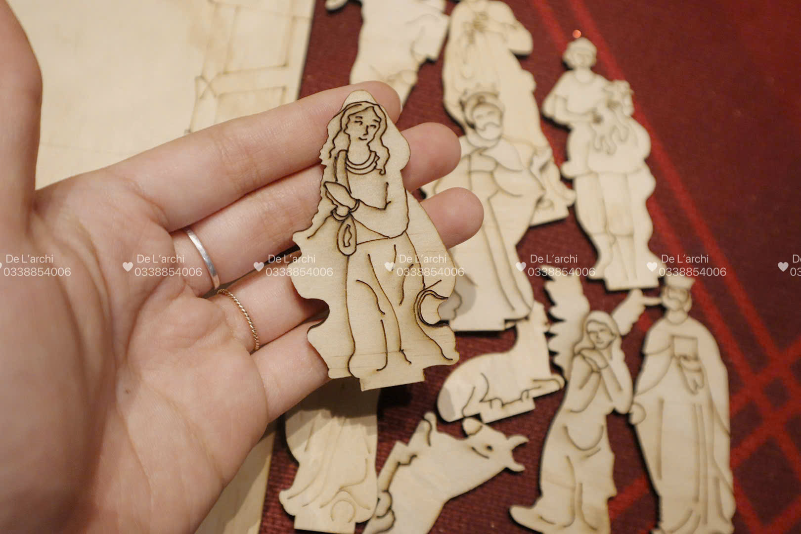 Tượng Chúa 3D Bằng Gỗ Cao Cấp – Sắc Nét, Tôn Nghiêm, Giá Tốt - Hình ảnh 10