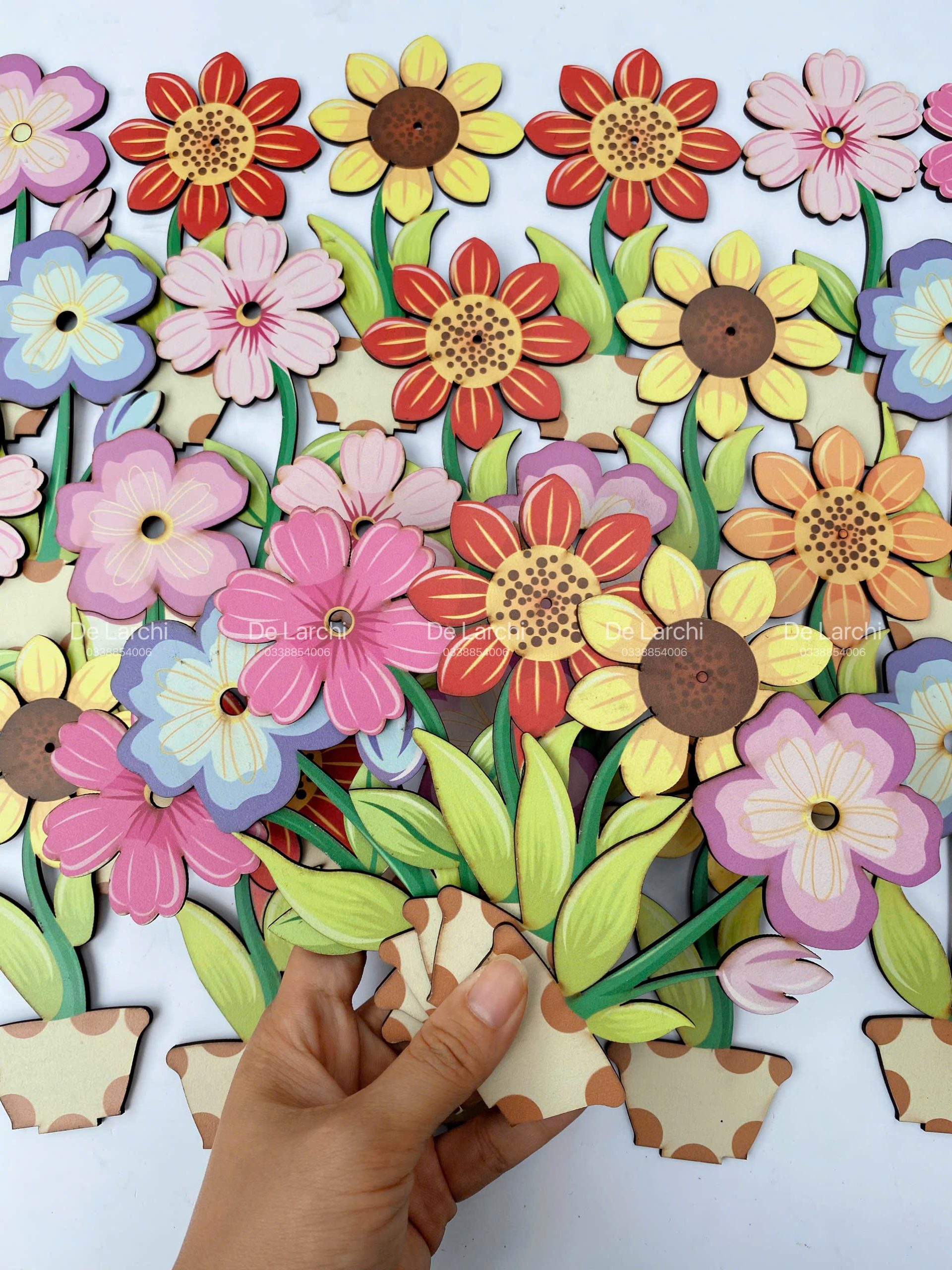 Chậu Hoa Decor Mini - Trang Trí Bàn Học Cực Chill - Hình ảnh 4