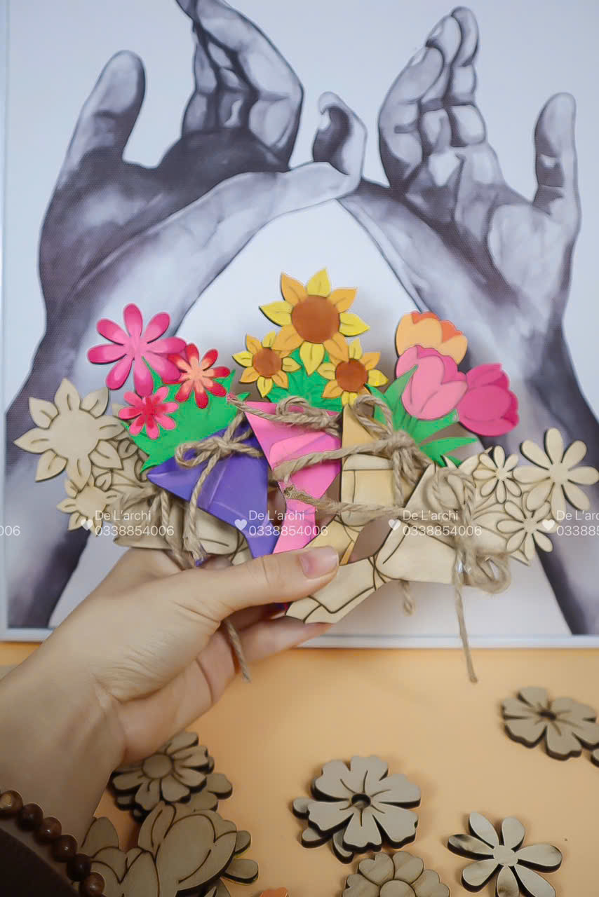 Chậu Hoa Decor Mini - Trang Trí Bàn Học Cực Chill - Hình ảnh 5