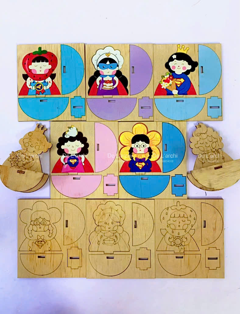 Thiệp Gỗ “Mẹ Siêu Nhân” – Quà Tặng 20/10 Ý Nghĩa - Hình ảnh 2