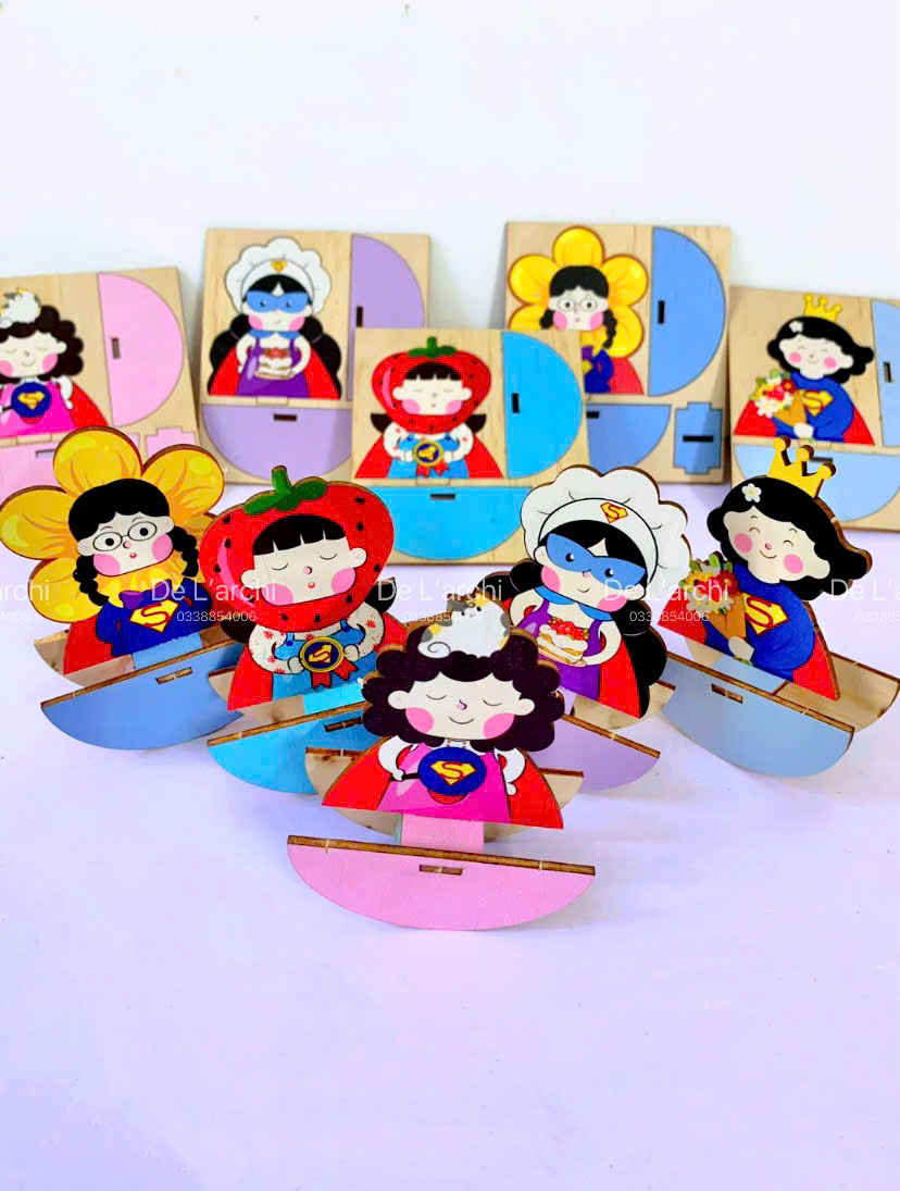 Thiệp Gỗ “Mẹ Siêu Nhân” – Quà Tặng 20/10 Ý Nghĩa - Hình ảnh 3