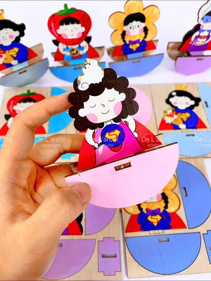 Thiệp Gỗ “Mẹ Siêu Nhân” – Quà Tặng 20/10 Ý Nghĩa - Hình ảnh 4