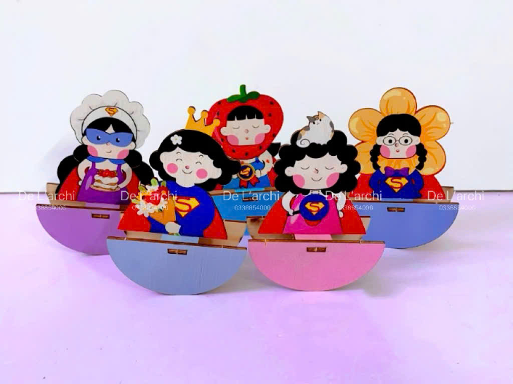 Thiệp Gỗ “Mẹ Siêu Nhân” – Quà Tặng 20/10 Ý Nghĩa - Hình ảnh 5