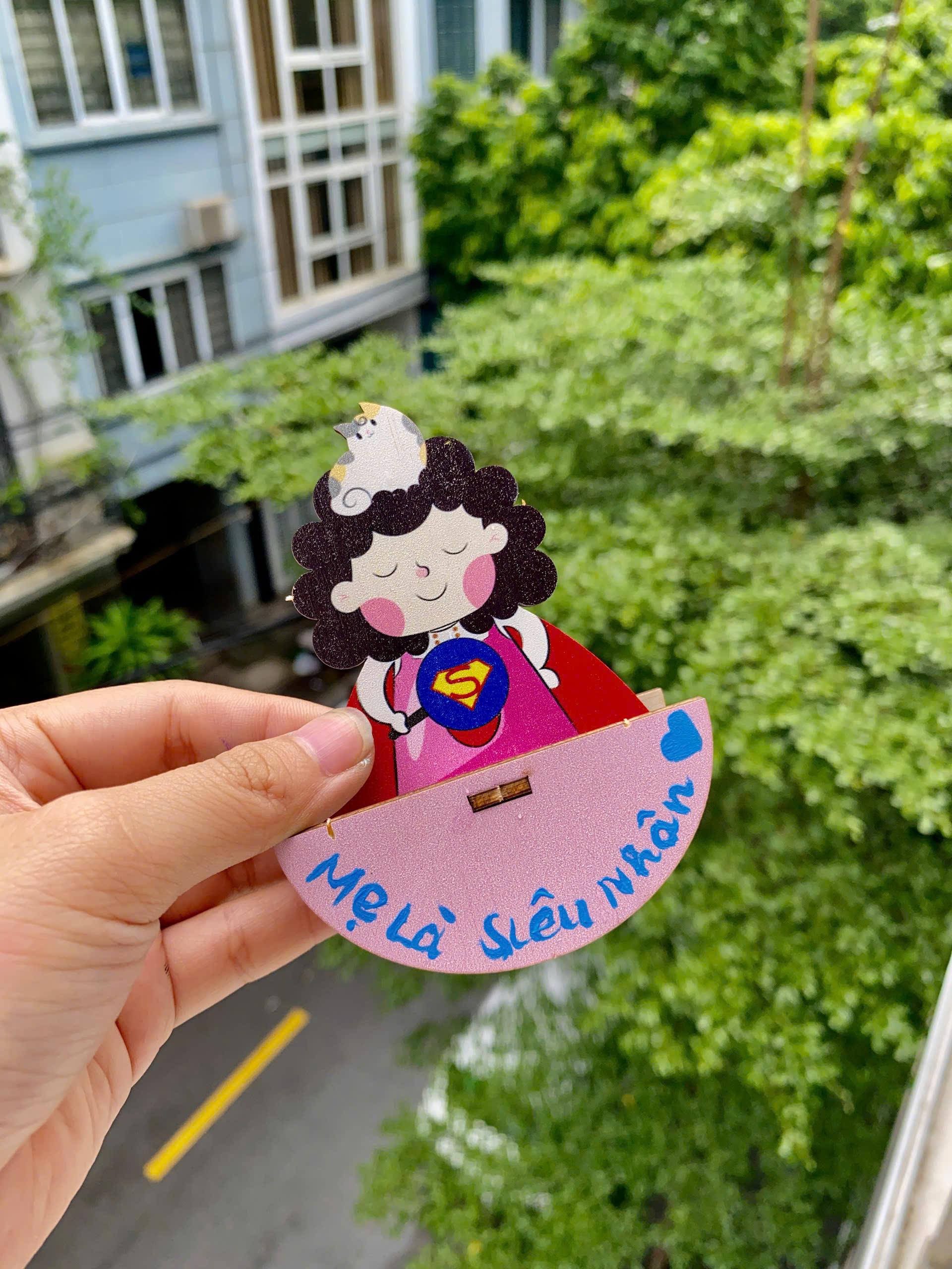 Thiệp Gỗ “Mẹ Siêu Nhân” – Quà Tặng 20/10 Ý Nghĩa - Hình ảnh 6