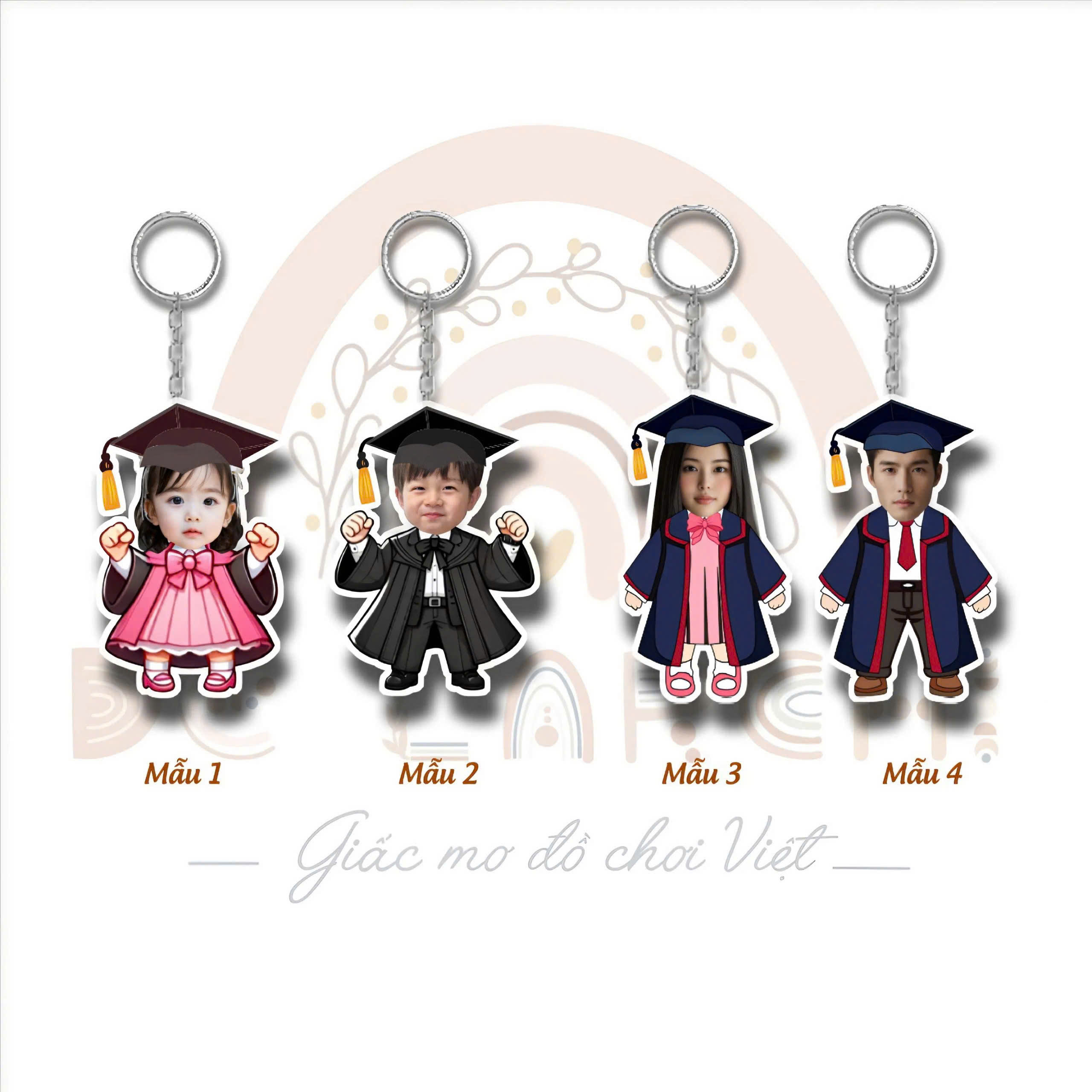 Móc Khóa Tốt Nghiệp Cá Nhân Hóa – Ghép Ảnh Bé - Hình ảnh 7