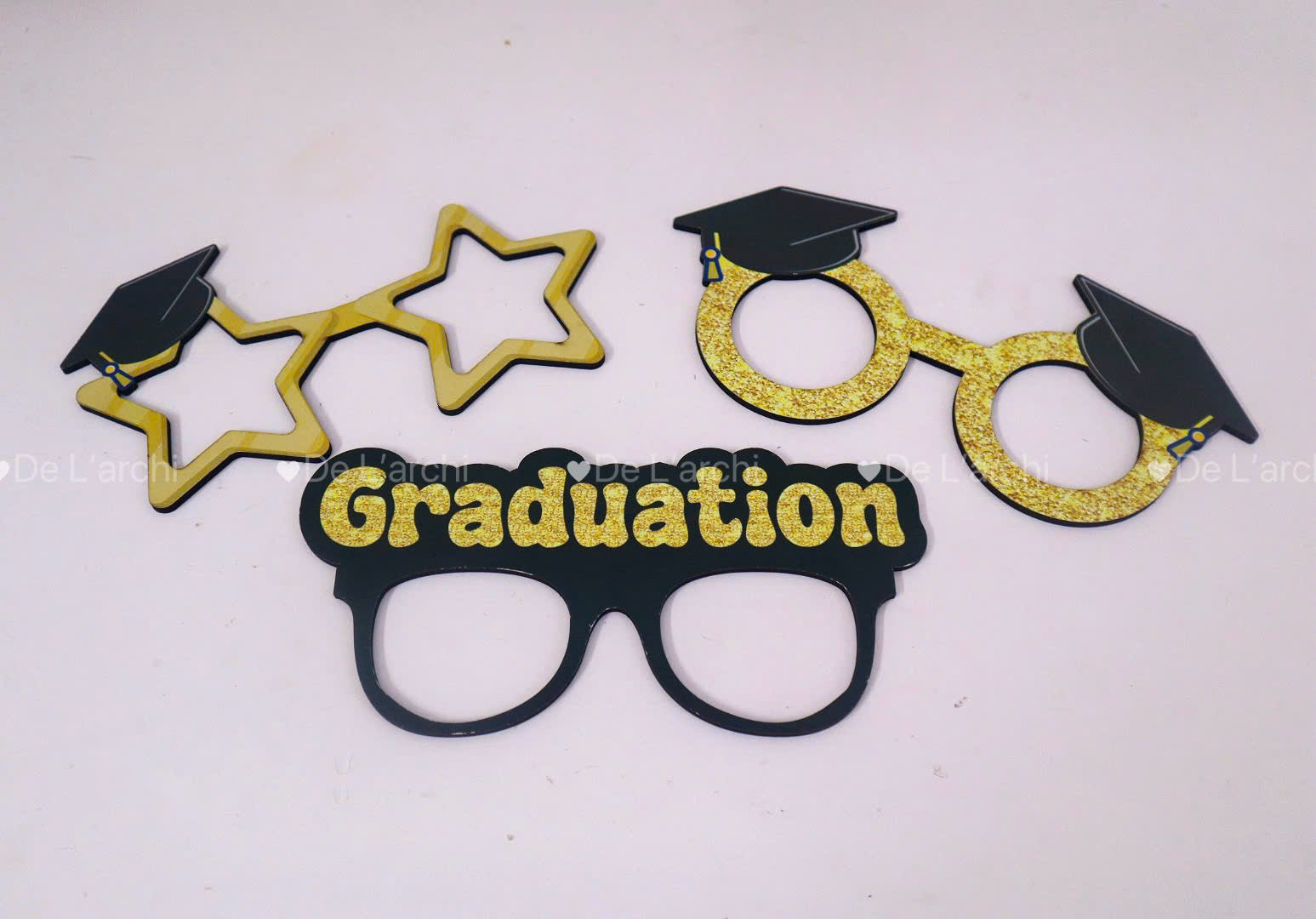 Combo 10 Phụ Kiện Checkin Tốt Nghiệp – Gỗ 3mm In UV - Hình ảnh 6