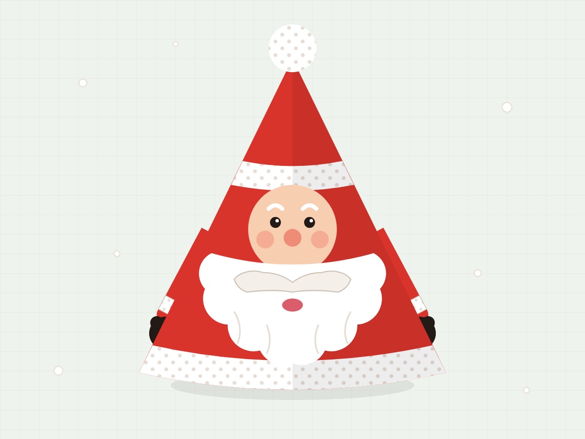 Ông già Noel nón giấy